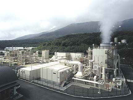 富士通のハイテク部品はエコエネルギーで作ります