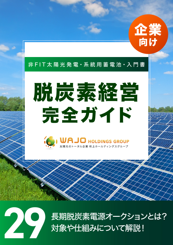 長期脱炭素電源オークションとは？対象や仕組みについて解説！