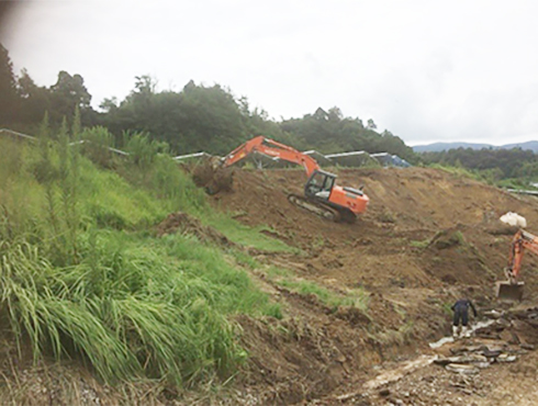 実績・評判口コミ画像05-香川県琴平町 ・土砂復旧工事