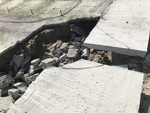 実績・評判口コミ画像03-奈良県奈良市 ・土砂復旧工事